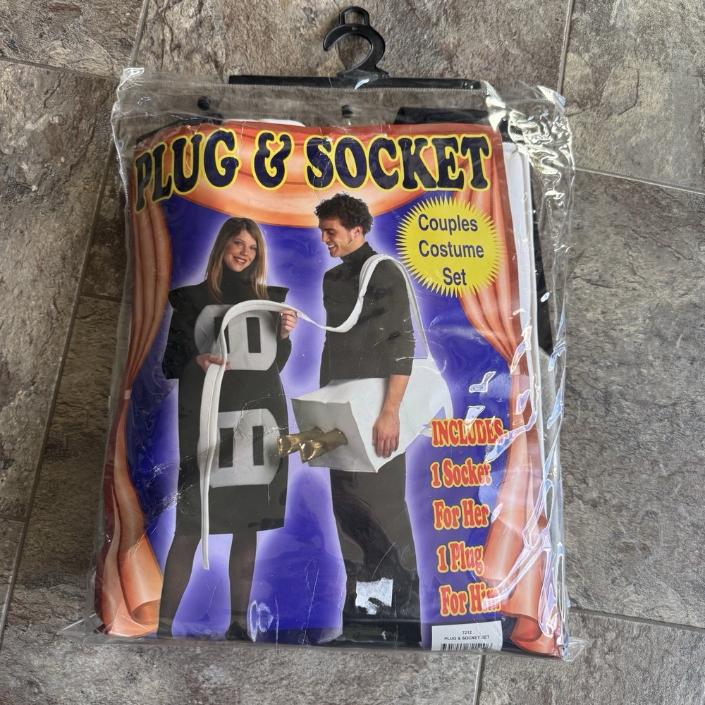 Adult Humor Plug And Socket Set Costume - Rasta‎ Imposta